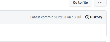 Exemplo de um hash emum commit do git.